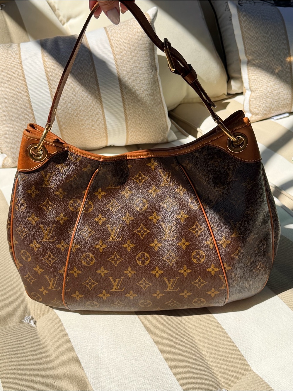 Louis Vuitton Galliera PM Classic Monogram Hobo Shoulder Hand Bag AUTHENTIC! - Picture 4 of 16